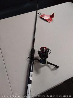 Shakespeare USSP662M/35CBO Ugly Stik GX2 2-Piece Fishing Rod and Spinning Reel Combo, 6 Feet 6 Inch, Medium Power
