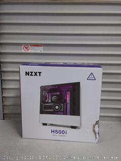 NZXT H500i - Compact ATX Mid-Tower PC Gaming Case - RGB Lighting and Fan Control - CAM-Powered Smart Device - Tempered Glass Panel - Enhanced Cable Management System(Broken Stand)