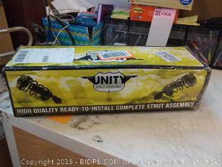 Unity Automotive 11361 Complete Strut, Spring, and Strut Mount Assembly (Front Left Quick)