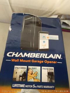 Chamberlain Group RJO20 Direct Drive Wall Mounted Space Saving Garage Door Opener, One Size, Black