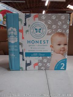 The Honest Company Super Club Box Diapers with TrueAbsorb Technology, Pandas & Safari, Size 2, 152 Count