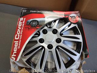 Pilot WH547-15S-B Universal Fit Premier Toyota Camry Style Silver 15 Inch Wheel Covers - Set of 4