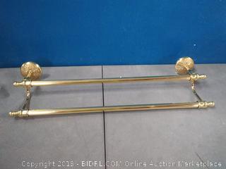 Allied Brass MC-72/24-PB Monte Carlo Collection 24 Inch Double Towel Bar Polished Brass (online $183)
