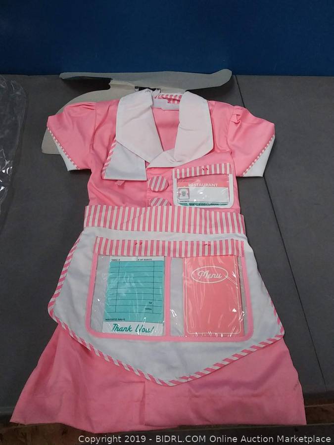 waitress role play set