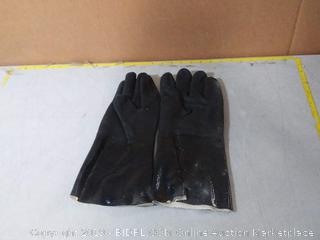 Best Insulated BBQ Pit Gloves * 14" Length for Outdoor Barbecue, Cooking and Frying! Heavy Duty Heat Resistant TEXTURED Neoprene