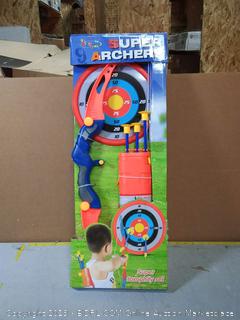 Liberty Imports Archery Bow and Arrow Toy Set for Kids with 3 Suction Cup Arrows, Target, and Quiver - Outdoor Garden Toys Game for Boys and Girls