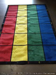 Flagship Carpets Learning Grid Children's Classroom Seating Rug (Seats 24), 7'6"x12', Rectangle
