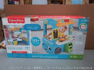 Fisher-Price Laugh & Learn Servin' Up Fun Food Truck(Factory Sealed) COME PREVIEW!!!! (online $59)