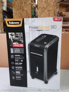 Fellowes Powershred 99Ci 100% Jam Proof Cross-Cut Paper Shredder(Factory Sealed) COME PREVIEW!!!! (online $293)