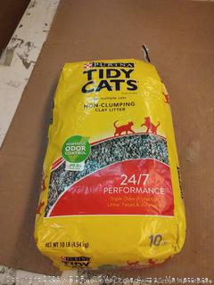 Purina Tidy Cats Non Clumping Cat Litter, 24/7 Performance Multi Cat Litter - (4) 10 lb. Bags