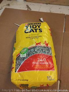 Purina Tidy Cats Non Clumping Cat Litter, 24/7 Performance Multi Cat Litter - (4) 10 lb. Bags