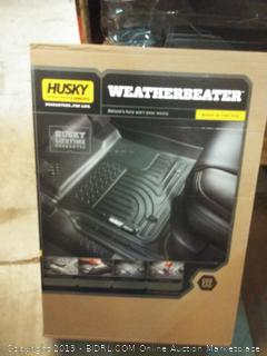 Husky Liners 98461 Black Weatherbeater Front & 2nd Seat Floor Liners Fits 2016-2019 Honda Civic Coupe/Sedan, 2017-2019 Honda Civic Hatchback