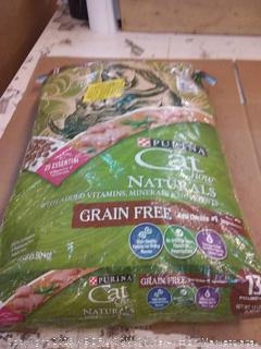 Purina Cat Chow Grain Free, Natural Dry Cat Food, Naturals With Real Chicken - 13 lb. Bag