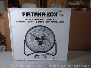 B-Air FIRTANA-20X High Velocity Electric Industrial and Home Floor Fan, 20"(Factory Sealed/Box Damage) COME PREVIEW!!!!!