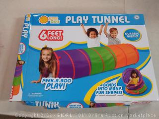 Sunny Days Entertainment 6-Foot Assembly-Free Adventure Play Tunnel for Kids Indoor & Outdoor Pop-Up Crawl Toy