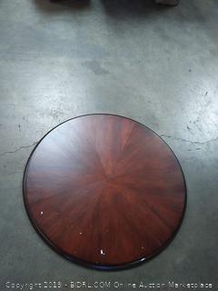 Sunset Trading Co Ravine 45" Table Top, Espresso With Distressed Rustic Medium Oak Top, WALL