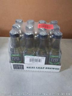 Pure Leaf, Iced Tea, 0 Calories Unsweetened Green Tea, Real Brewed Tea, 18.5 fl oz. bottles (12 Pack)
