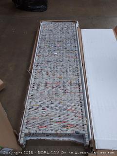 Oriental Furniture 6-Feet Tall Recycled Newspaper Room Divider, 4 Panels (Online $150.05)