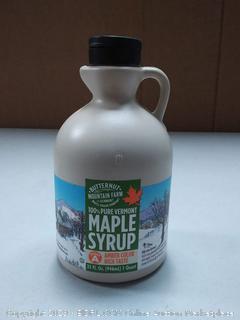 Butternut Mountain Farm, 100% Pure Maple Syrup From Vermont, Grade A, Amber Color, Rich Taste, All Natural, Easy Pour Jug, 32 Fl Oz, 1 Qt