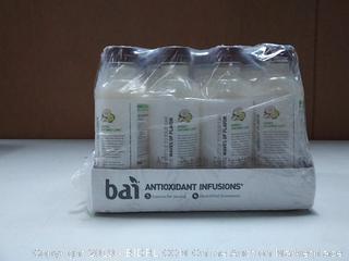 Bai Coconut Flavored Water, Andes Coconut Lime, Antioxidant Infused Drinks, 18 Fluid Ounce Bottles, 12 count