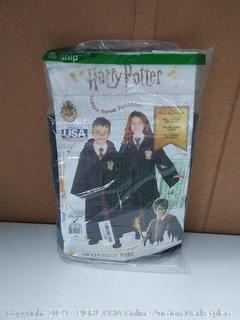 Rubie's 884259 Deluxe Harry Potter Child's Hermione Granger Costume Robe with Gryffindor Emblem, Large, Multicolor
