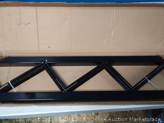 MTB Steel Step Stair Riser - 3 Step for Deck Height 27 Inches (2 Pack) Stair Stringer Step Stringer