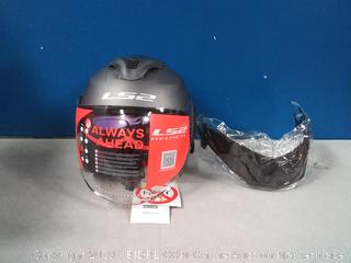 LS2 Helmets Unisex-Adult Solid Helmet with Shield (Matte Titanium, Medium) - 570-1033 (Online $129)