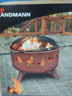 Landmann 28673 Big Sky Tree Leaves Fire Pit, Georgia Clay, 12.5-inches Deep (online $199)