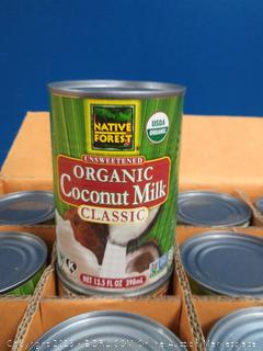 Native Forest Organic Classic Coconut Milk, 13.5 Ounce Cans (Pack of 12),Packaging may Vary