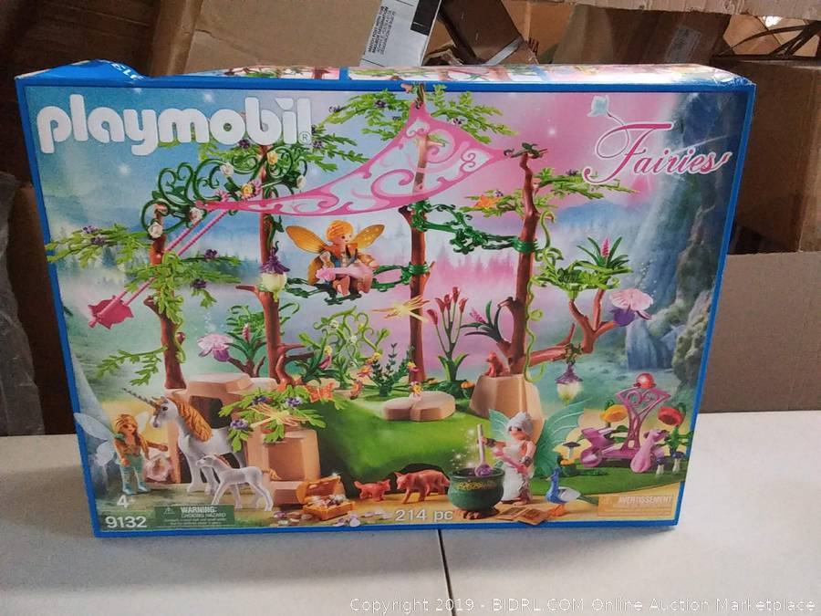 playmobil magical fairy forest playset