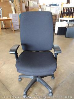 HON Network High-Back Task Chair - Computer Chair for Office Desk, Black Fabric (HVL283)