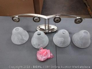 Sea Gull Lighting 44177-962 Brockton Four Light Wall / Bath Vanity Style Lights, Brushed Nickel Finish