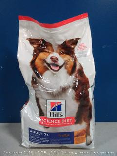 Hill's Science Diet Dry Dog Food, Adult 7+ for Senior Dogs, Chicken Meal, Barley & Brown Rice Recipe, 33 LB Bag(hole in bag) online $51