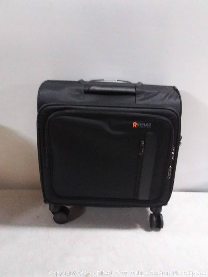 Reyleo Rolling Briefcase On 8 Wheels Rolling Laptop Bag Rolling Computer Case Spinner Mobile Office Carry On Luggage Built In Tsa Lock For 14 1 Inch Notebook Online Auction Bidrl Com Online Auction Marketplace