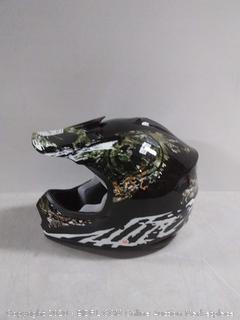 Youth & Kids Helmet for Dirtbike ATV Motocross MX Offroad Motorcyle Street bike Helmet (Medium, Black Camo)