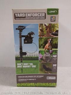 Orbit 62100 Yard Enforcer Motion-Activated Sprinkler with Day & Night Detection Modes (online $69)