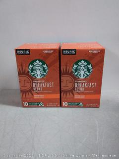 Starbucks breakfast blend sweet orange and brown sugar medium roast ground coffee K-Cups