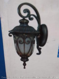 Nuvo 60/3922 Corniche 1 Light 28 inch Burlwood Outdoor Wall Factory sealed (online $195)
