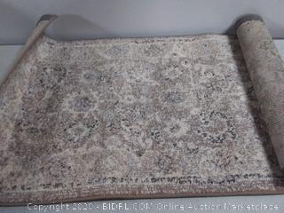 Unique Loom Penrose Collection Vintage Traditional Distressed Beige Brown Runner Rug (2' 2 x 6' 0) online $47