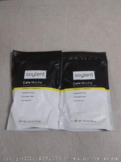 Soylent Cafe Mocha Meal Replacement Powder / Protein Powder, 2 Count Pouch, 15.8 Ounce (Pack of 2)