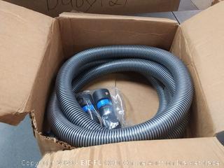 send teksystems 10ft hose for home and shop vacuums with multi brand power tool adapter for dust collection silver