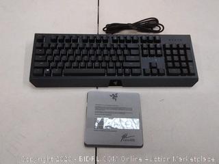 Razer BlackWidow Mechanical Gaming Keyboard: Green Mechanical Switches - Tactile & Clicky - Chroma RGB Lighting - Anti-Ghosting - Programmable Macro Functionality