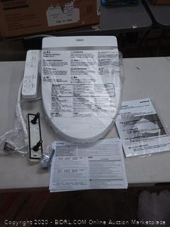 $242 TOTO SW2014#01 A100 WASHLET Electronic Bidet Toilet Seat with SoftClose Lid, Elongated, Cotton White