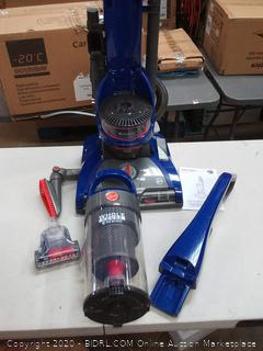 Hoover WindTunnel 2 Whole House Rewind Corded Bagless Upright Vacuum Cleaner with HEPA Media Filtration, UH71250, Blue (powers on)