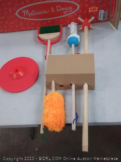 Melissa & Doug Lets Play House! Dust! Sweep! Mop! The Original Pretend Play Cleaning Set (6Piece, Frustration-Free Packaging), Great Gift for Girls & Boys - Best For 3, 4, 5, & 6 Year Olds), Multi