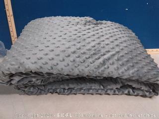 RELAX EDEN Adult Weighted Blanket W/Removable, Washable Duvet Cover| 15 lbs, 60”x 80” Size (online $80)