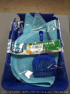 Fresh Step Litter Scoop, Litter Mat and Litter Box - tibs(cat box broken but scoop and pad fine)