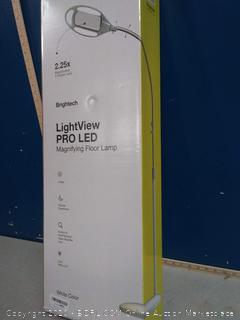 brightech Lightview Pro LED magnifying floor lamp(Factory Sealed)COME PREVIEW!!!!! (online $82)