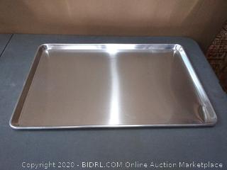 new star Foodservice commercial grade 18 inch gauge aluminum sheet pan bun pan 18 in length x 26 inch width(slight dent on end)