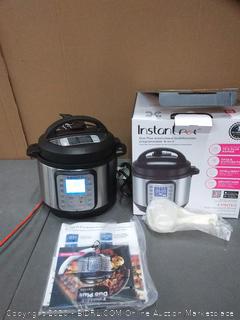 Instant Pot Duo Plus Mini 9-in-1 Electric Pressure Cooker, Slow Cooker, Rice Cooker, Steamer, Saute, Yogurt Maker, and Warmer3 Quart11 One-Touch Programs(powers on)